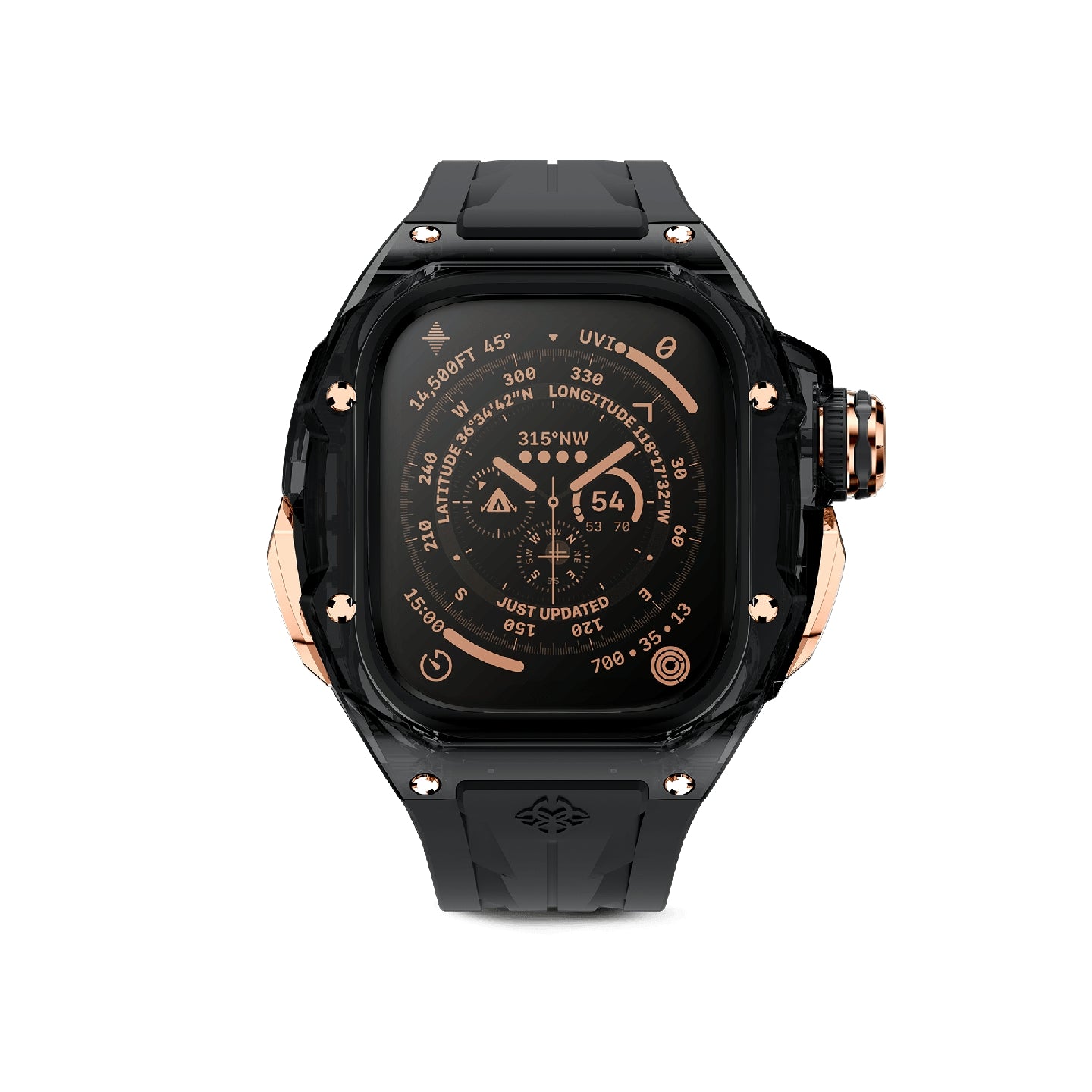Apple Watch Ultra 表壳 - RSTR - 烟熏黑玫瑰金