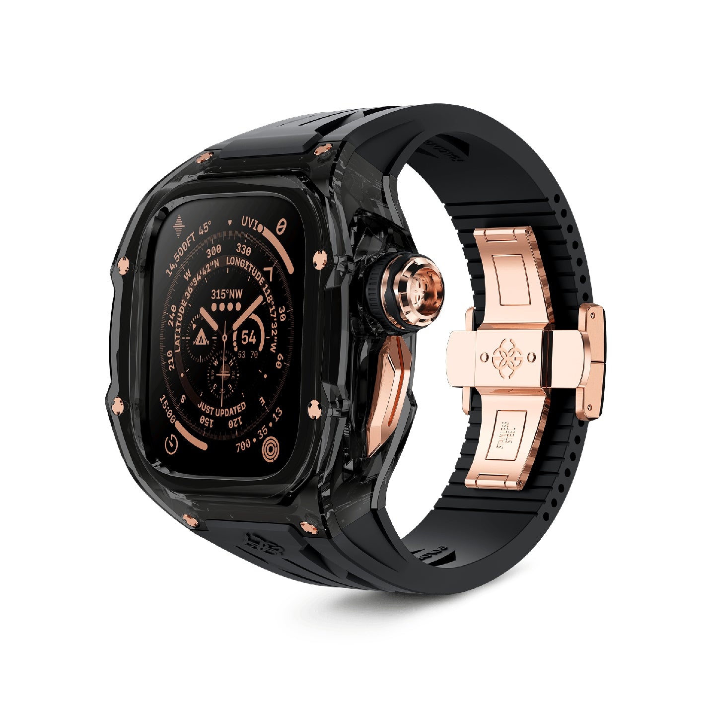 Apple Watch Ultra 錶殼 - RSTR - 煙燻黑玫瑰金