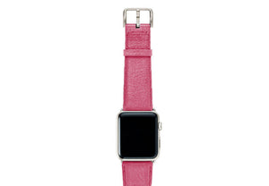 Meridio - Apple Watch 皮革錶帶 - Nappa 系列 - 猩紅色天鵝絨