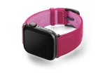 将图片加载到图库查看器，Meridio - Apple Watch 皮革表带 - Nappa 系列 - 猩红色天鹅绒
