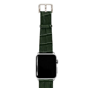 Meridio - Apple Watch 皮革表带 - Reptilia 系列 - 三叶草
