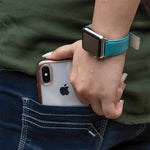 Load image into Gallery viewer, Meridio - Apple Watch Leather Strap - Nappa Collection - Turquoise
