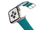 將圖片載入圖庫檢視器 Meridio - Apple Watch 皮革錶帶 - Nappa 系列 - 綠松石色
