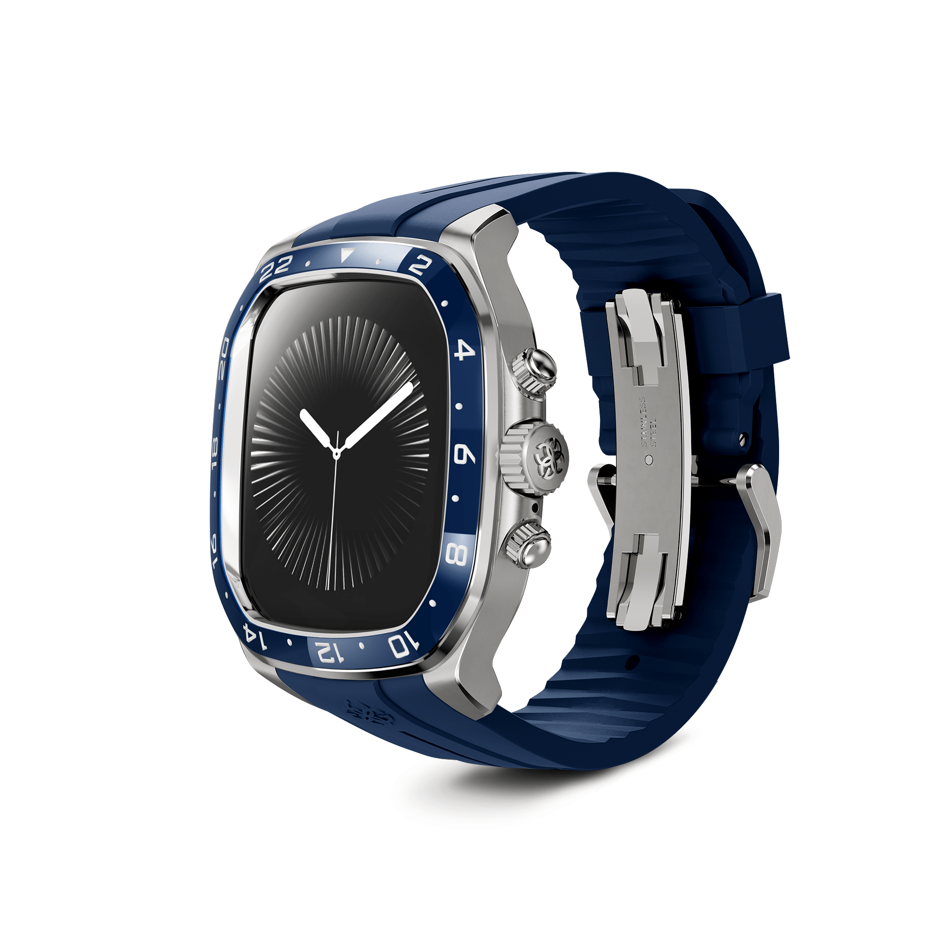 Apple Watch 錶殼 / CRCS46 藍色/藍色