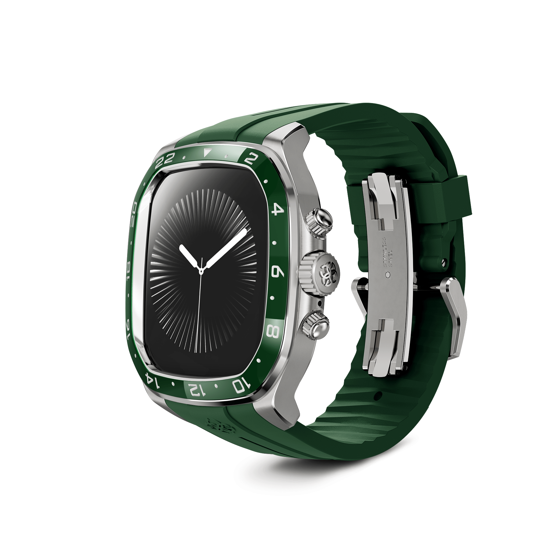Apple Watch 錶殼 / CRCS46 綠/綠