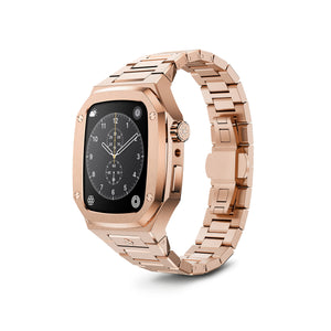 Apple Watch 7 - 9 錶殼 - EV - 玫瑰金（玫瑰金鋼）