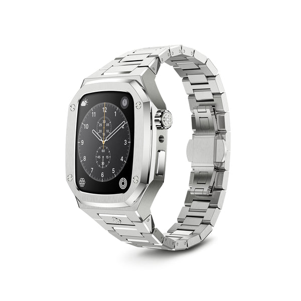 Apple Watch 7 - 9 表壳 - EV - 银色（银钢）