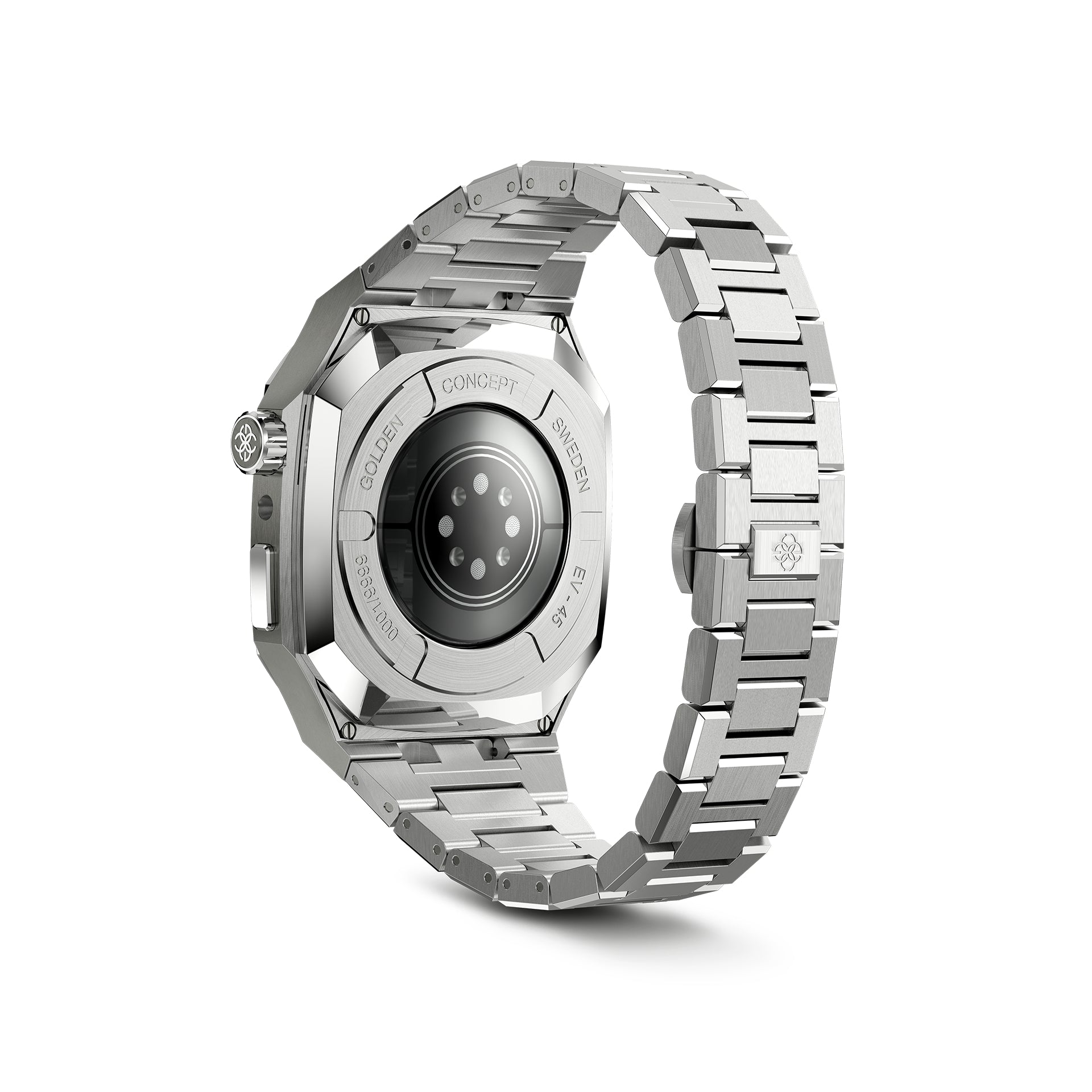 Apple Watch 7 - 9 錶殼 - EV - 銀色（銀鋼）