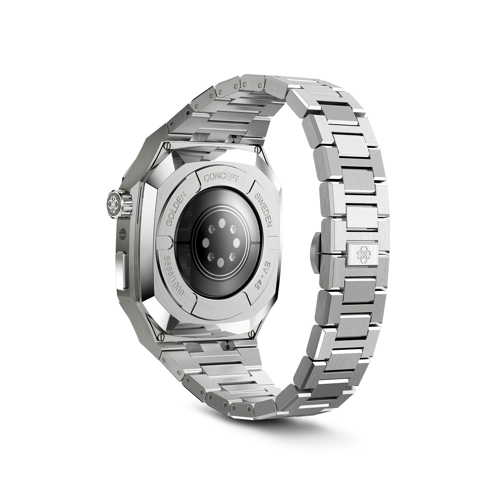 Apple Watch 7 - 9 Case - EV - Silver (Silver Steel)