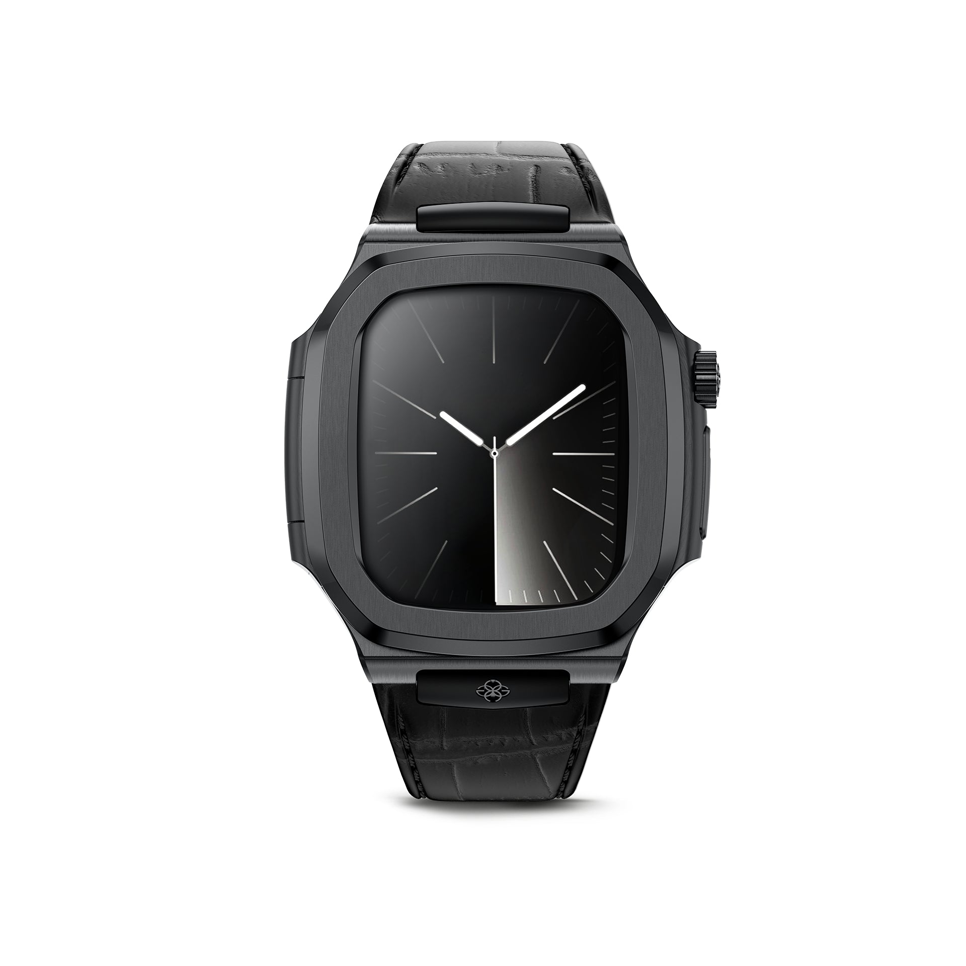 Apple Watch 7 - 9 Case - RO45 - Leather - Black