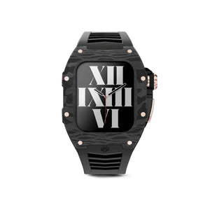Apple Watch 7 - 9 Case - RSC - Rose Gold (Black Rubber)