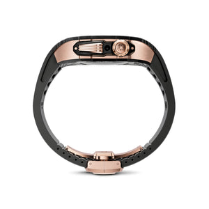 Apple Watch 7 - 9 Case - RSC - Rose Gold (Black Rubber)