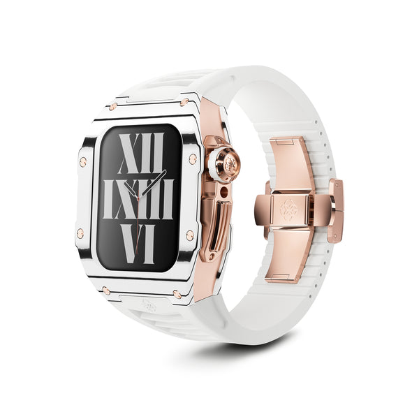 Apple Watch 7 - 9 Case - RSC - ALBINO WHITE (White Rubber)