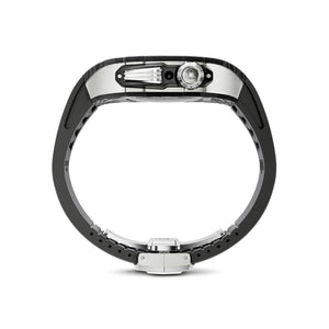 Apple Watch 7 - 9 Case - RSC - Silver (Black Rubber)