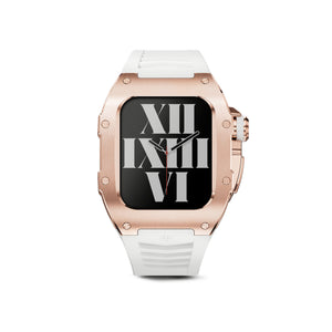 Apple Watch 7 - 9 Case - RST - Rose Gold Titanium (White Rubber)
