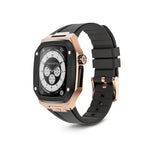 Load image into Gallery viewer, Apple Watch 7 - 9 Case - SP - Rose Gold (Black Rubber)
