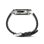 Load image into Gallery viewer, Apple Watch 7 - 9 Case - SP - Silver (Black Rubber)
