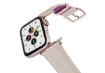 Load image into Gallery viewer, Meridio - Apple Watch Leather Strap - Nappa Collection - Angel Whisper
