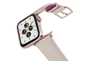 Meridio - Apple Watch Leather Strap - Nappa Collection - Angel Whisper