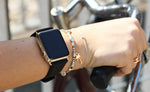 Load image into Gallery viewer, Meridio - Apple Watch Leather Strap - Nappa Collection - Ink
