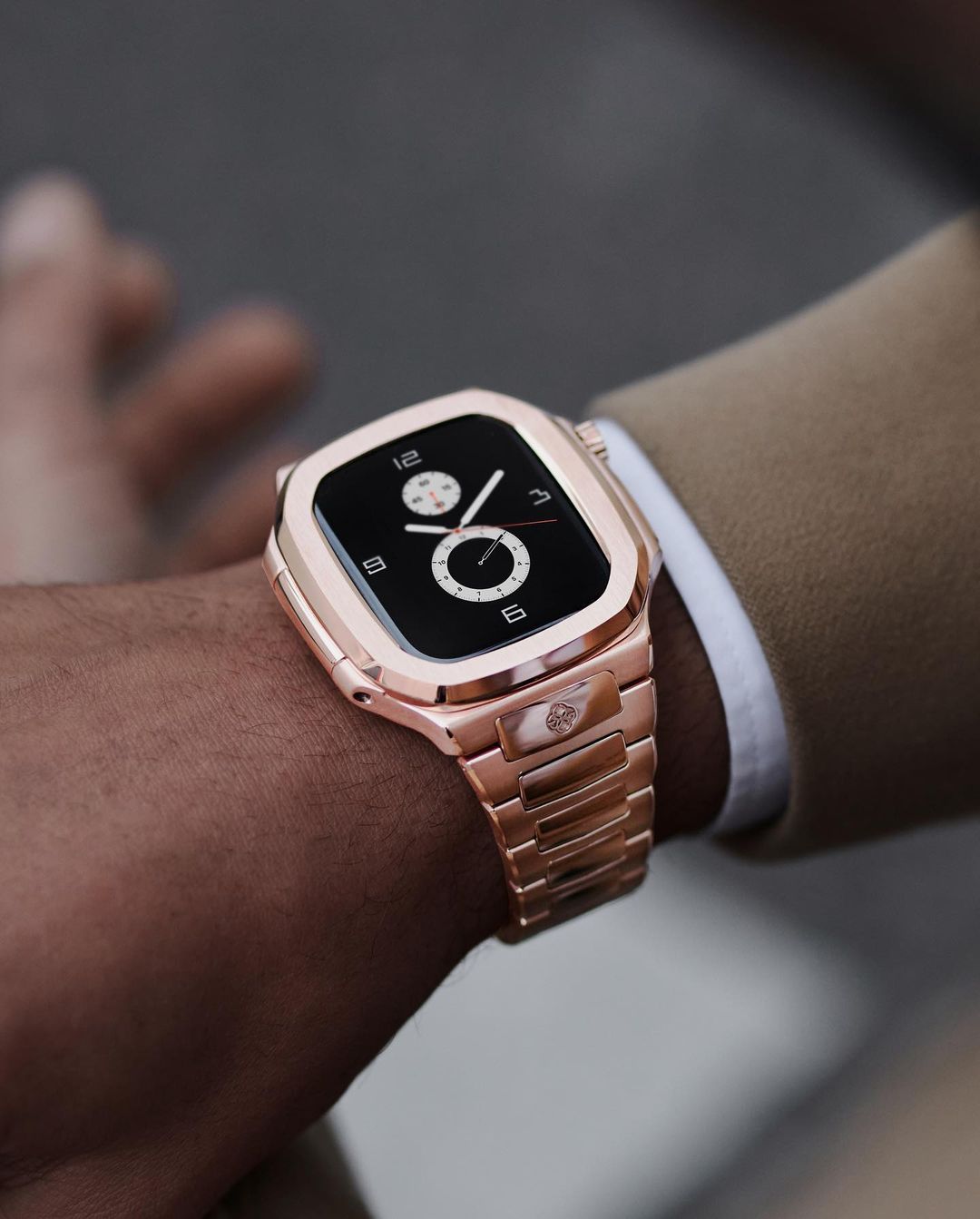 Apple Watch 7 - 9 錶殼 - 皇家 - 玫瑰金
