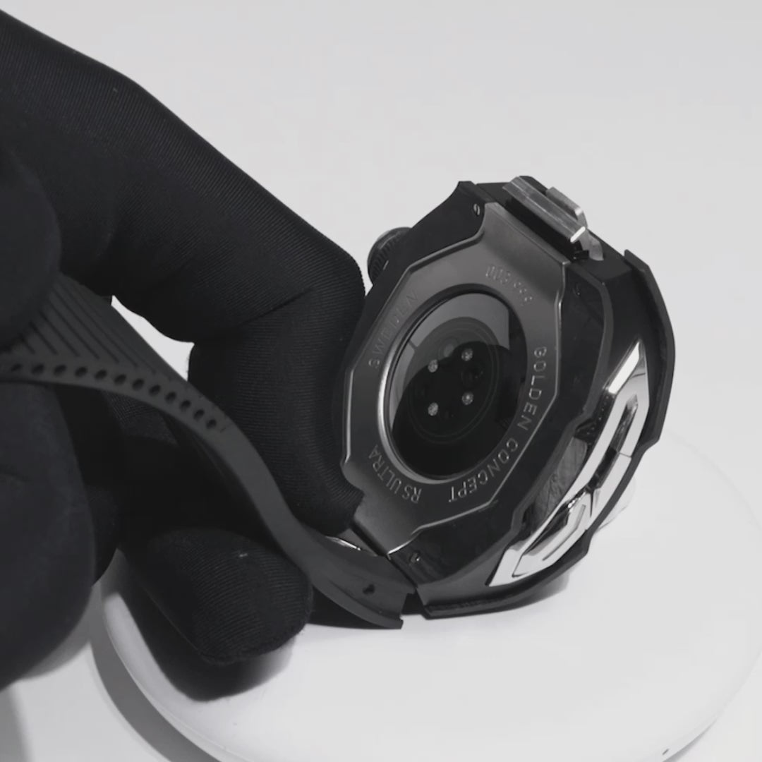 Apple Watch 7 - 9 Case - RSCIII45 - Silver Carbon