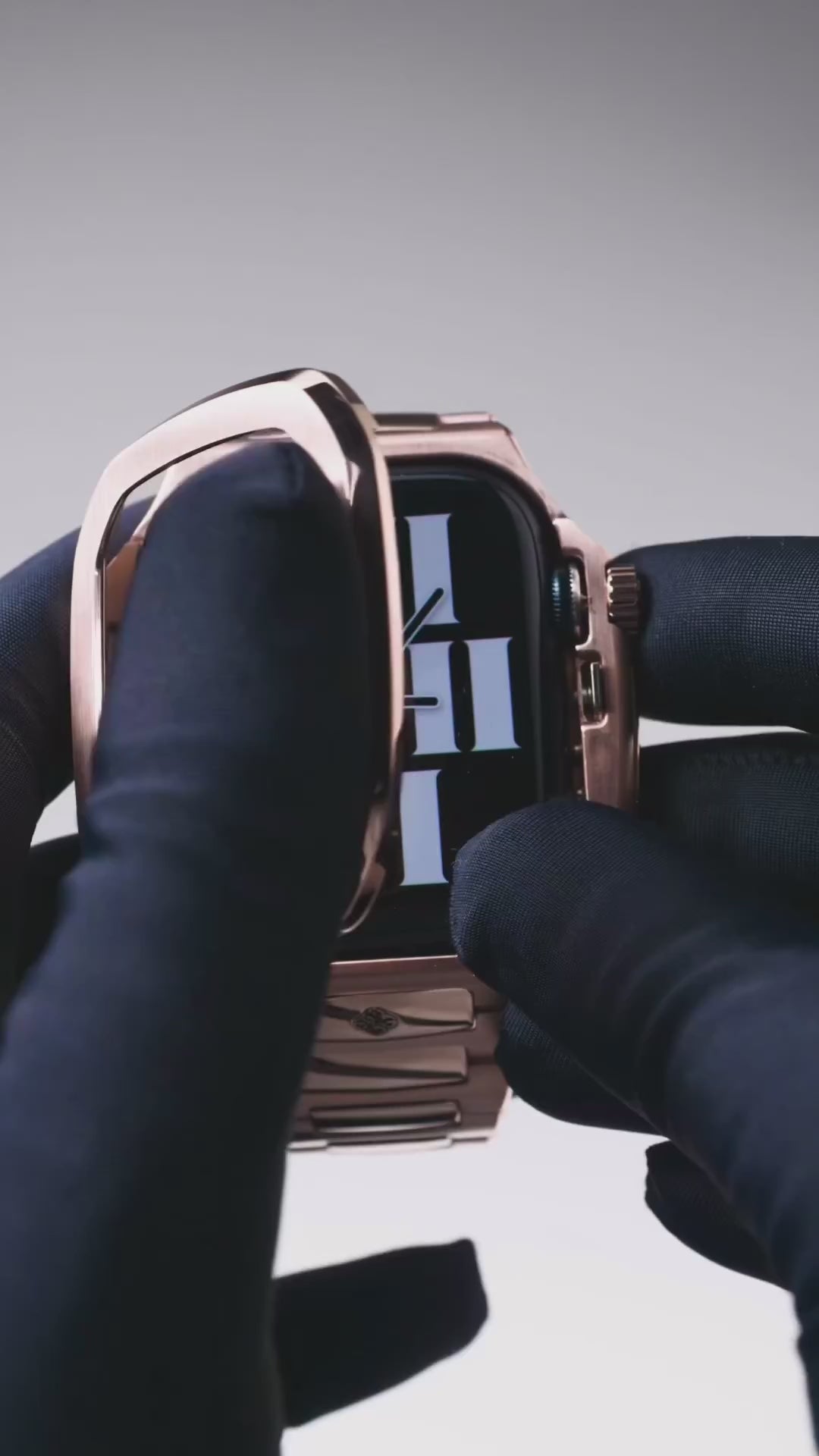 Apple Watch 7 - 9 錶殼 - 皇家 - 玫瑰金