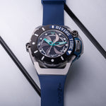 将图片加载到图库查看器，Mazzucato - RIM 潜水自动腕表 Ø48 毫米 - 蓝绿色 SUB03-BL3255
