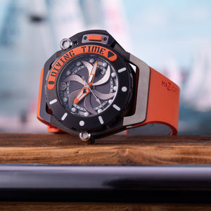 Mazzucato - RIM SCUBA AUTOMATIC WATCH Ø48MM - ORANGE SUB04-ORCG9