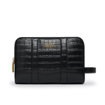 Load image into Gallery viewer, Golden Concept - Leather Accessories - Toiletry Bag - Croco Embossed - Large
