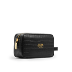 Load image into Gallery viewer, Golden Concept - Leather Accessories - Toiletry Bag - Croco Embossed - Small
