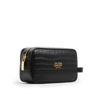 Load image into Gallery viewer, Leather Accessories - Toiletry Bag - Croco Embossed - Small
