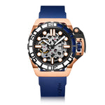 Load image into Gallery viewer, Mazzucato - RIM SUB AUTOMATIC DIVE WATCH - BLUE/ROSE GOLD - SK2-RG
