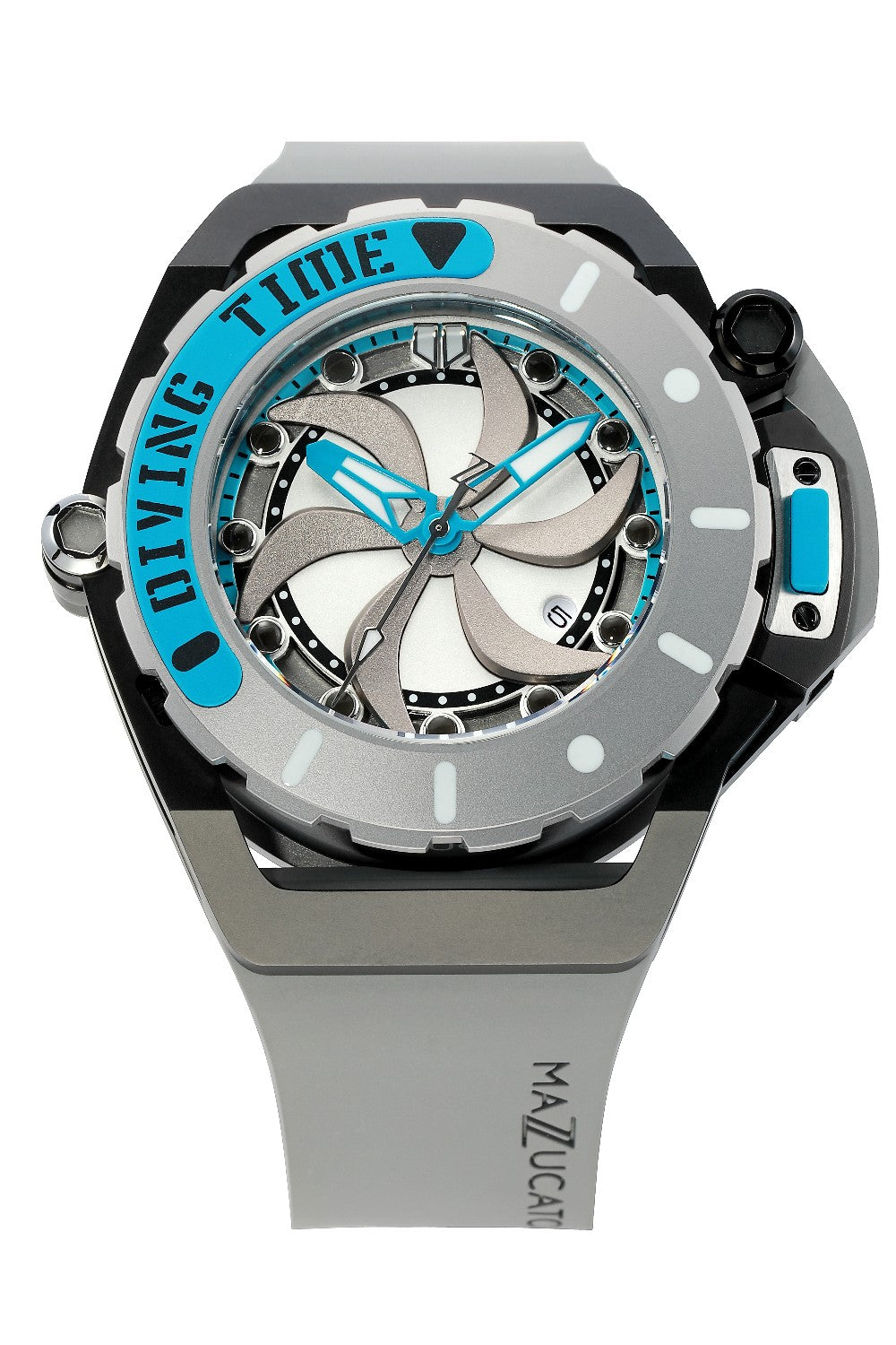 Mazzucato - RIM SCUBA AUTOMATIC WATCH Ø48MM - BLUE GREY SUB06-GY312