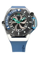 將圖片載入圖庫檢視器 Mazzucato - RIM 潛水自動腕錶 Ø48 mm - 藍綠色 SUB03-BL3255
