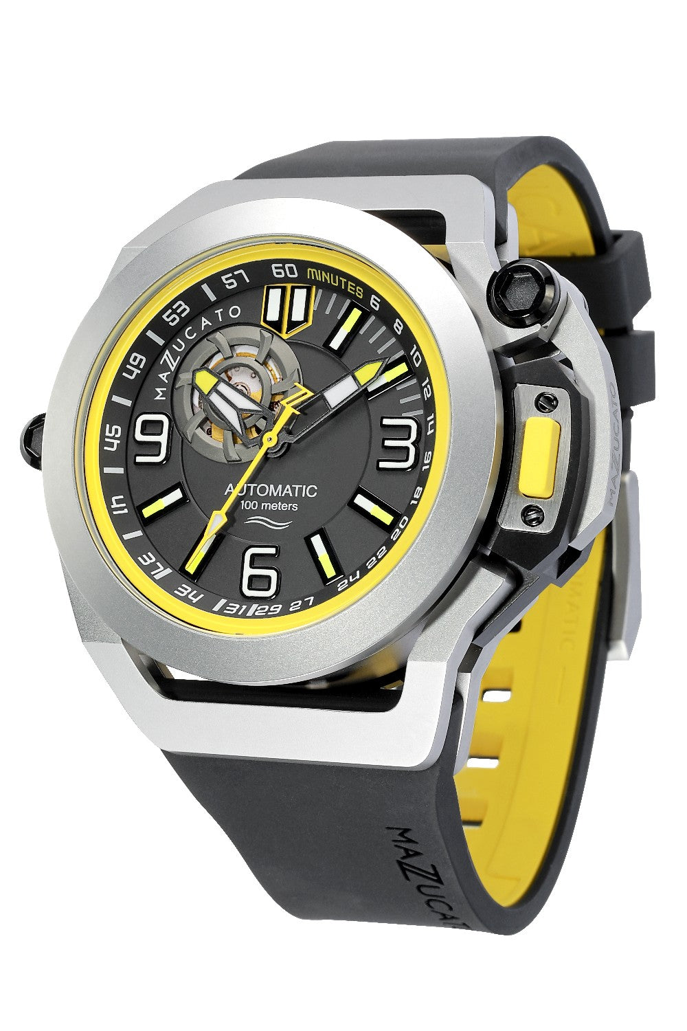 Mazzucato - RIM 潛水自動腕錶 Ø48 毫米 - 黃色 SUB01-BK115
