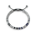 Load image into Gallery viewer, Golden Concept - Bracelets EV - Silver - Blue &amp; Black
