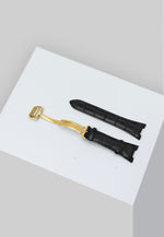 Load image into Gallery viewer, Golden Concept - Watch Straps - Leather - Gold buckle (Black Leather)
