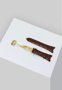 Golden Concept - Watch Straps - Leather - Gold buckle (Brown Leather)