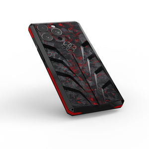 金色概念 - iPhone 15 手機殼 - RSC15 - 紅碳