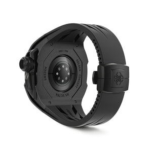 Apple Watch Ultra Case - RST49 - Black Steel (Black Rubber)
