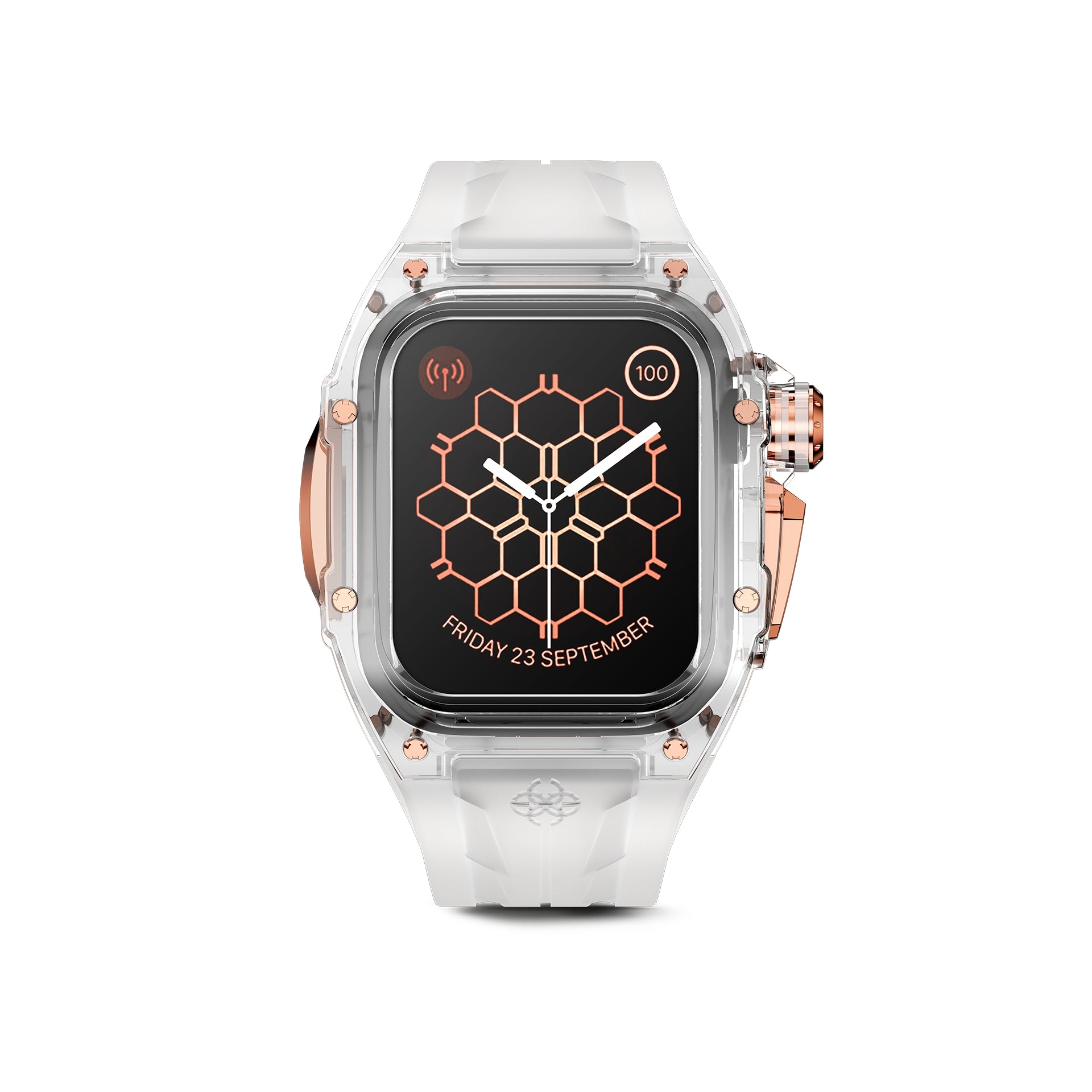 Apple Watch 7 - 9 Case - RSTR45 - CRYSTAL ROSE – LUX AT LAST