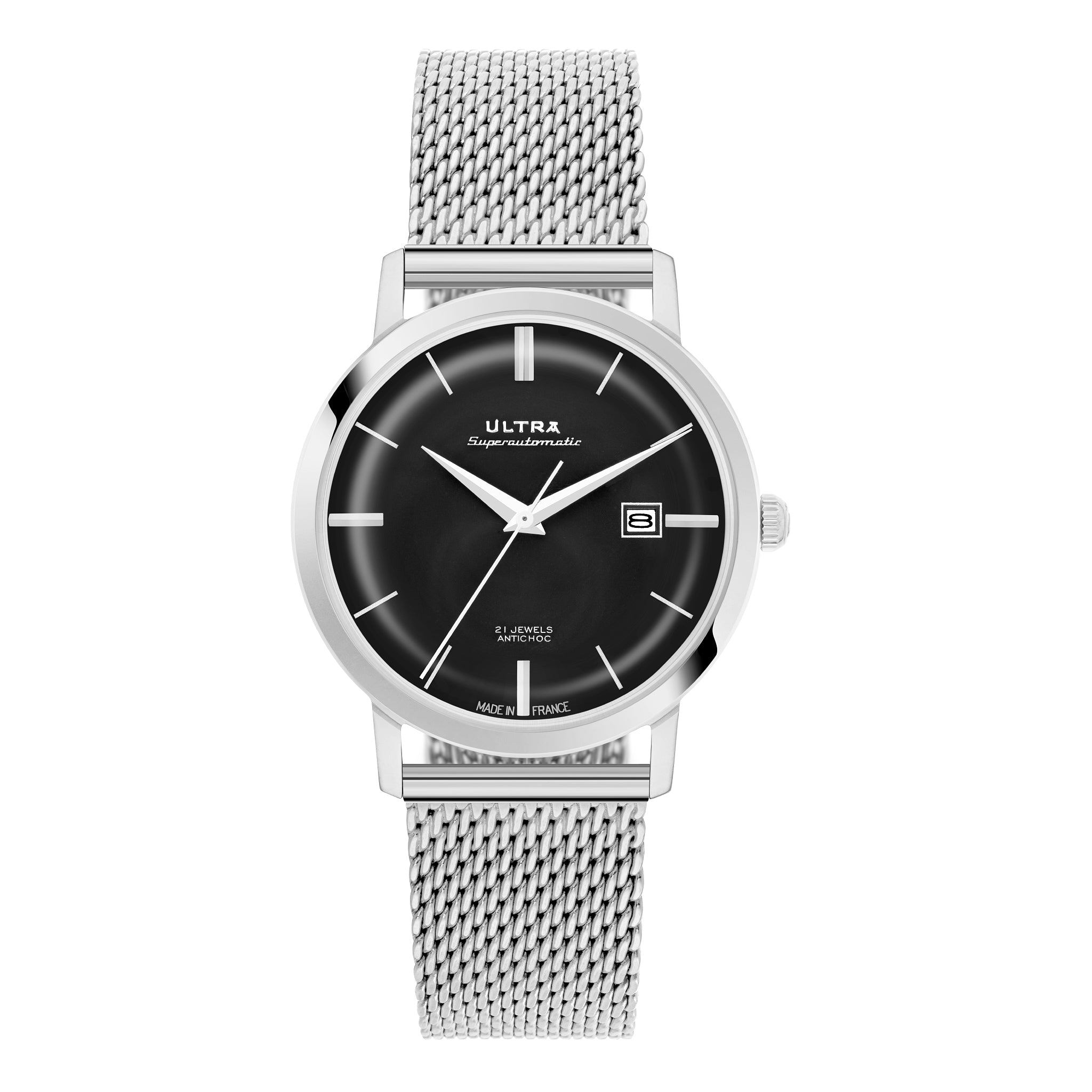 ULTRA AUTOMATIC - BLACK SILVER SUNRAY SILVER MESH
