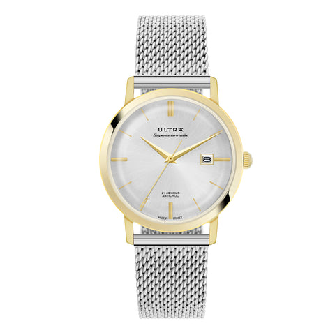 ULTRA AUTOMATIC - GOLD SILVER SUNRAY SILVER MESH