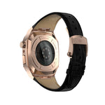 將圖片載入圖庫檢視器 Apple Watch 7 - 9 錶殼 - CL - 玫瑰金（黑色皮革）
