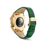 將圖片載入圖庫檢視器 Apple Watch 7 - 9 錶殼 - CLD - 金色（綠色皮革）
