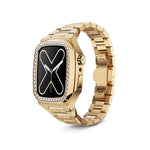 將圖片載入圖庫檢視器 Apple Watch 7 - 9 錶殼 - EVD - 金色（金鋼）
