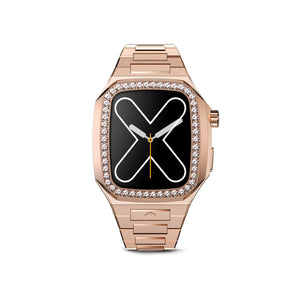 Apple Watch 7 - 9 Case - EVD - Rose Gold (Rose Gold Steel)