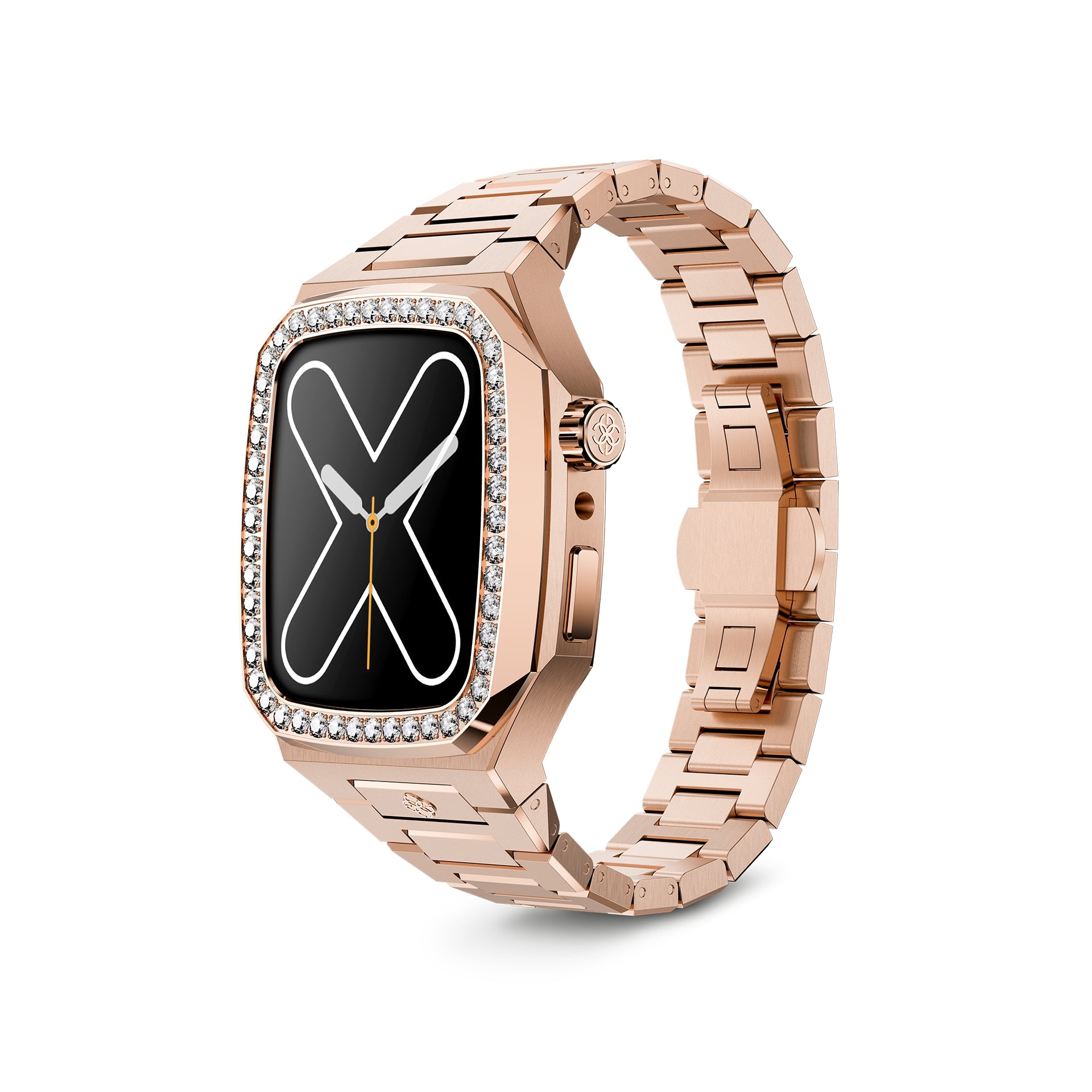 Apple Watch 7 - 9 Case - EVD - Rose Gold (Rose Gold Steel) – LUX