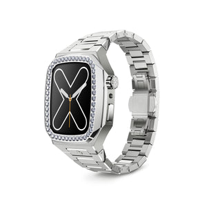 Apple Watch 7 - 9 表壳 - EVD - 银色（银钢）